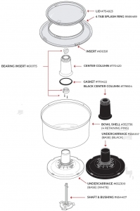 Bosch Universal Stainless Steel Bowl Parts